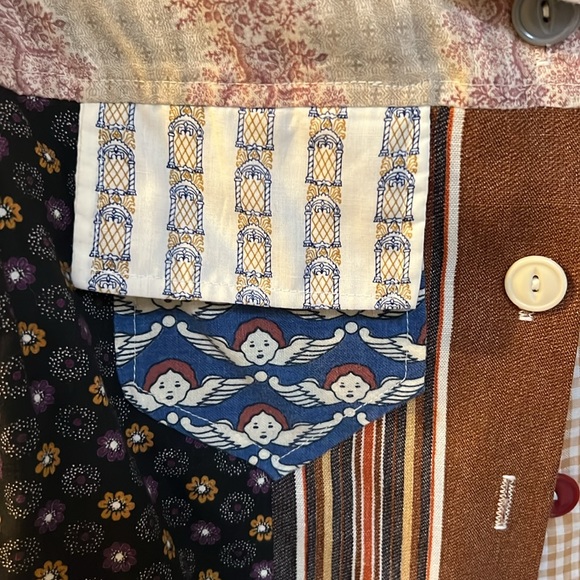 VINTAGE 1970’s Patchwork Jacket Alfie California - Picture 4 of 5